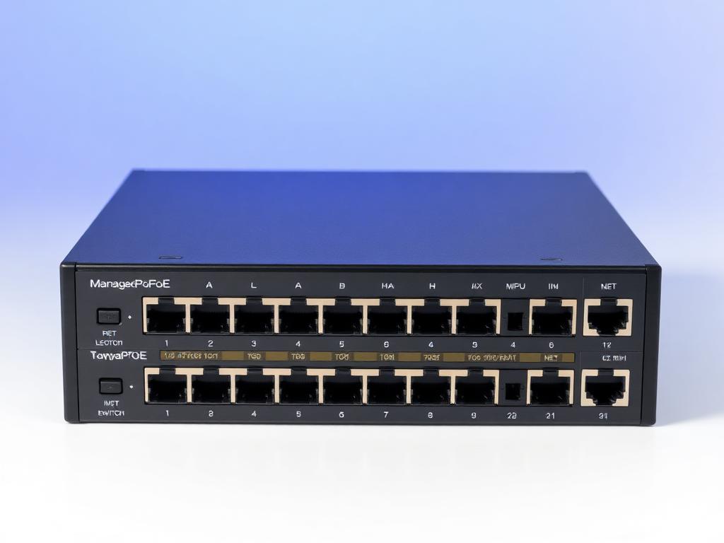 Switch administrable 24 ports PoE